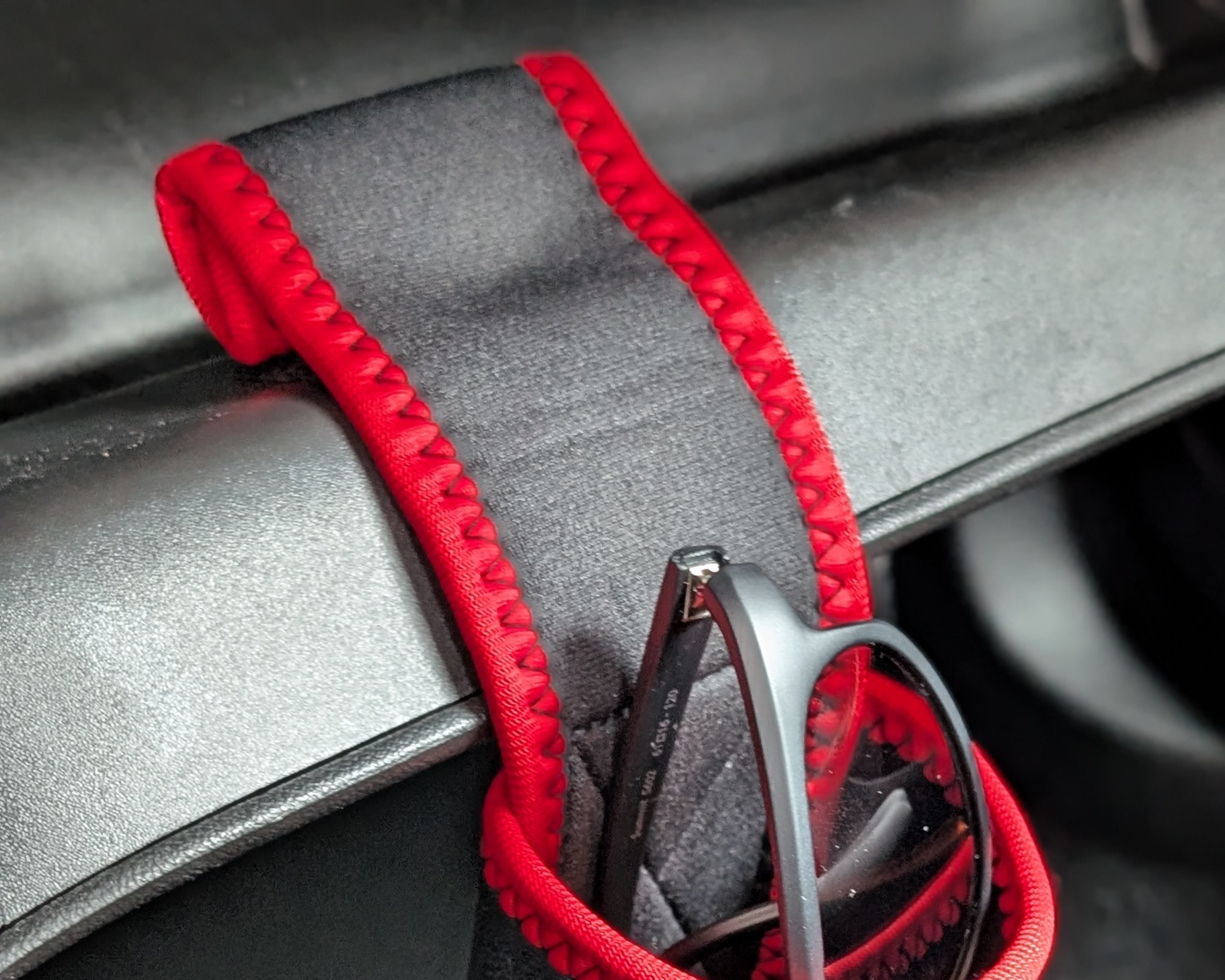 ShadeShark working perfectly in rental car glove compartment