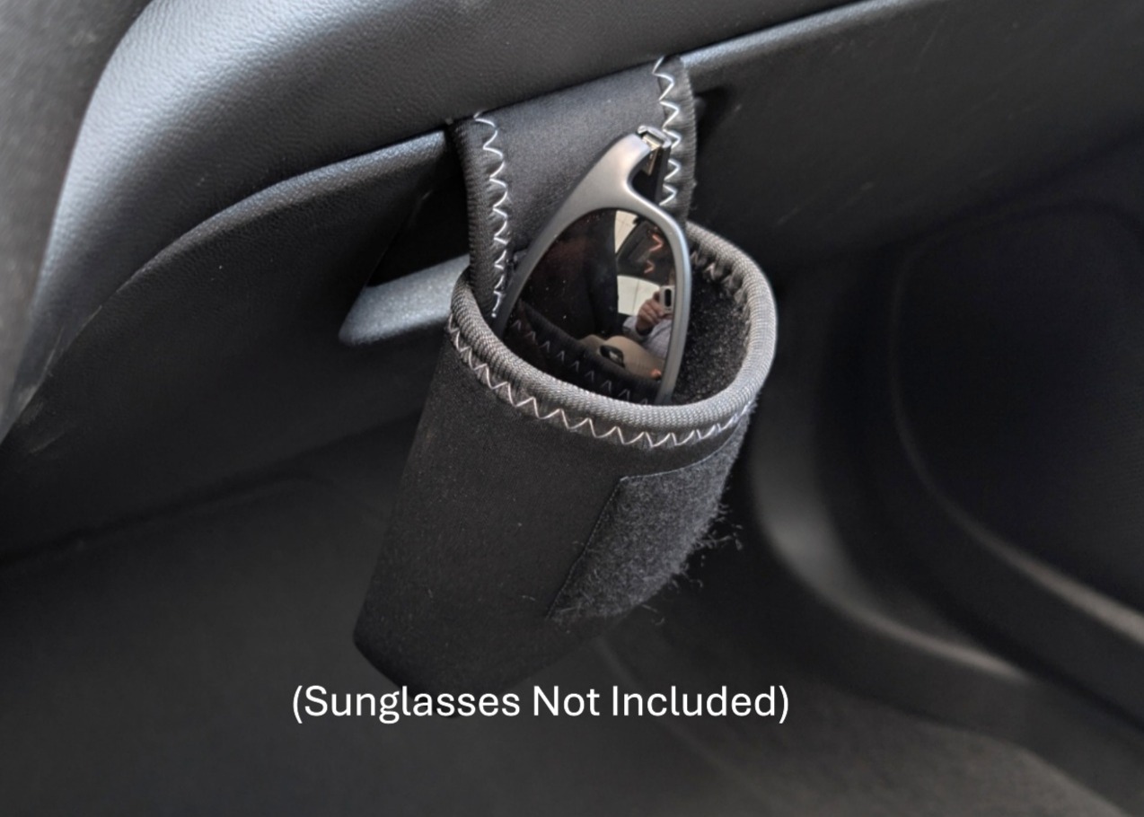 ShadeShark Black Edition - Premium Car Sunglasses Organizer